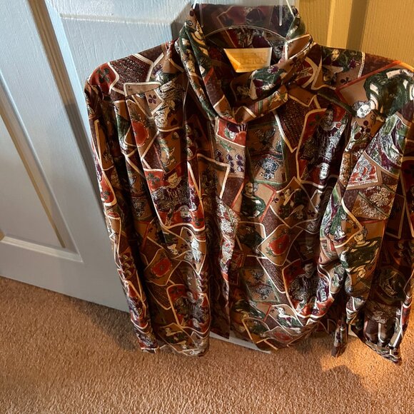 PENDELTON SOPHISTICATES  BLOUSE - Picture 4 of 4